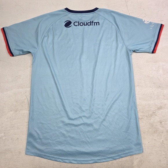 Surridge Essex Eagles Home Cricket Blue Jersey Iqoniq Athletic Shirt Men's Sz L - Picture 5 of 9